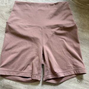 Yogalicious High-Waisted Brown Shorts